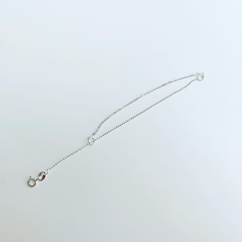 925純銀 / 造型設計 • 雙鍊手鍊