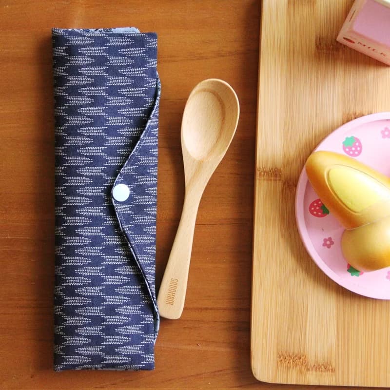文青風環保筷袋 ~普普風 收納包.環保筷袋.手作餐具袋
