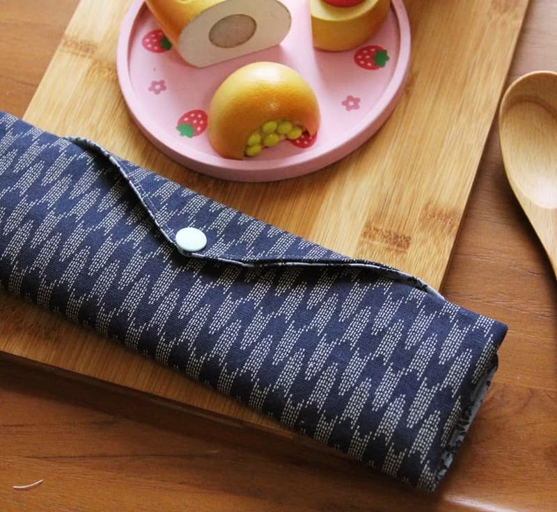 文青風環保筷袋 ~普普風 收納包.環保筷袋.手作餐具袋