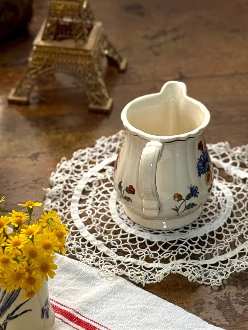 50244-迷人法國Sarreguemines AGRESTE 牛奶壺