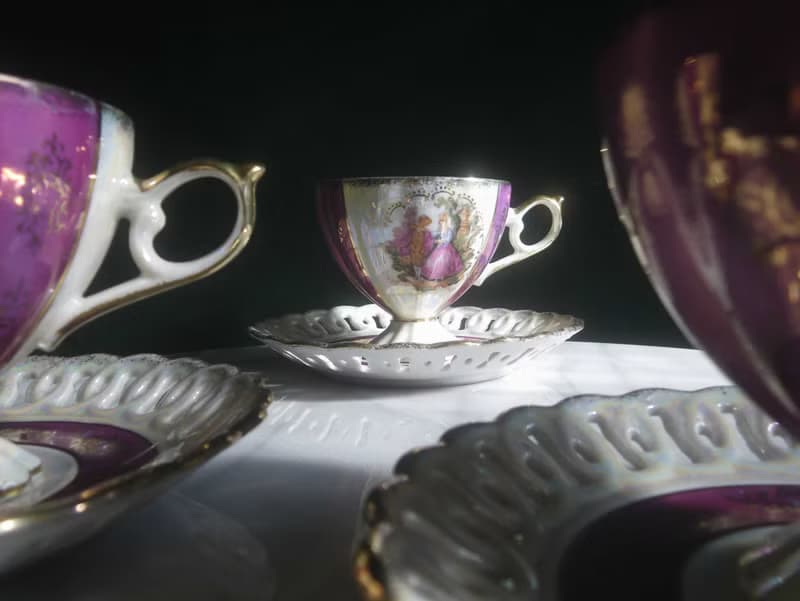 【老時光 OLD-TIME】早期歐美風格古典精美茶具組(一杯一盤為一組