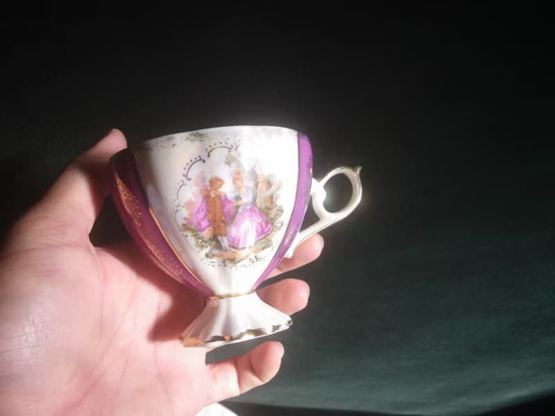 【老時光 OLD-TIME】早期歐美風格古典精美茶具組(一杯一盤為一組