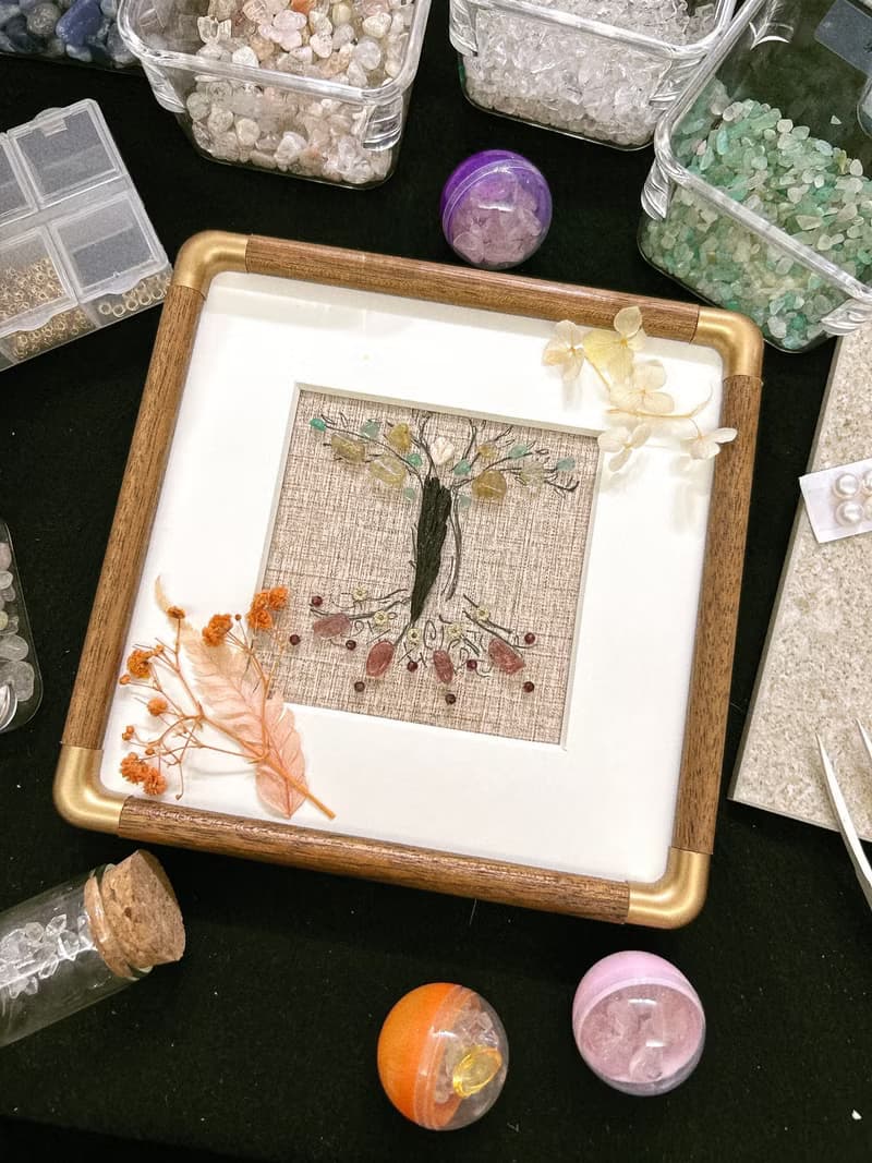 奠基生命之樹 水晶能量畫 祖先療癒 光明後代