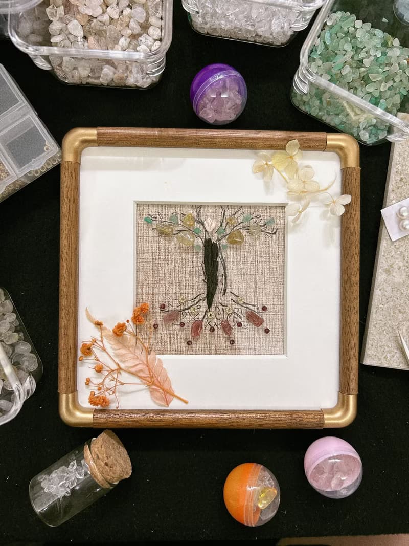 奠基生命之樹 水晶能量畫 祖先療癒 光明後代