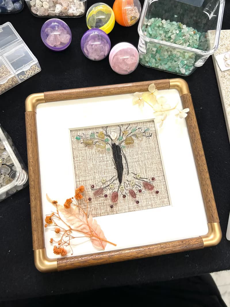 奠基生命之樹 水晶能量畫 祖先療癒 光明後代