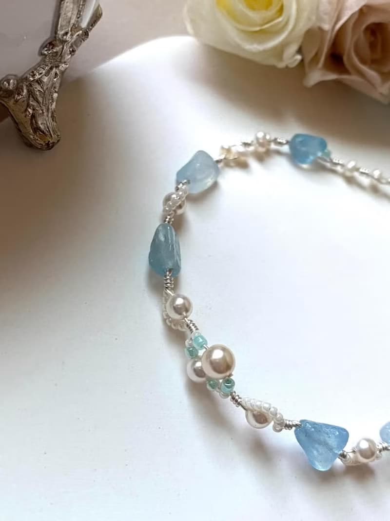 Kimiko手作飾品 海藍之心系列手鍊 A款