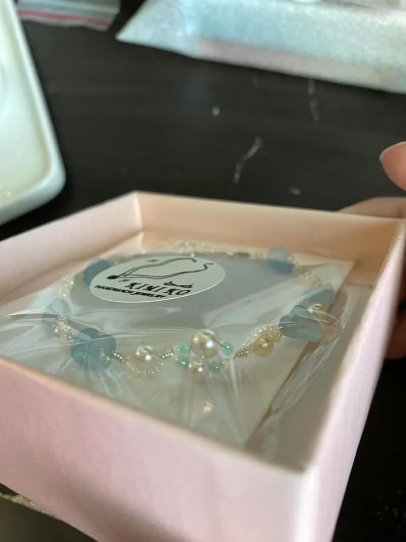 Kimiko手作飾品 海藍之心系列手鍊 A款