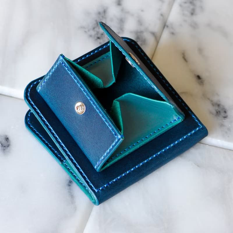 マネークリップの折財布B　No.5　ブッテーロ