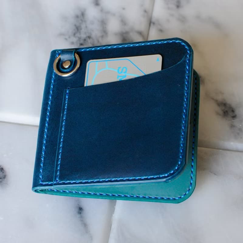 マネークリップの折財布B　No.5　ブッテーロ