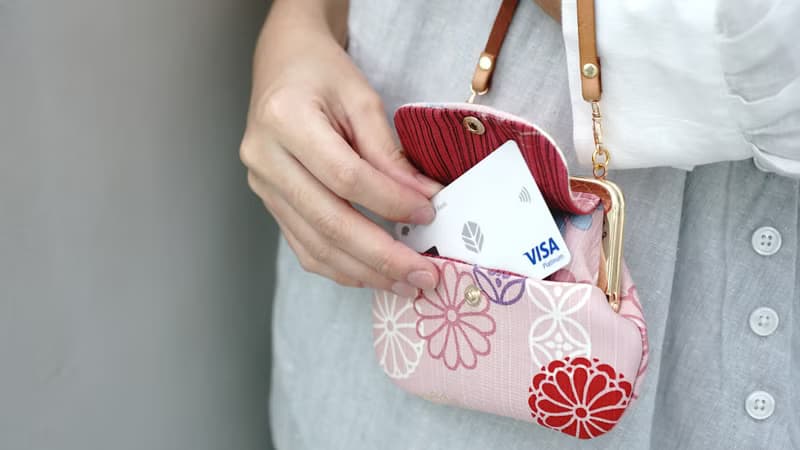 零錢包/京都奈設計口袋口金包-落英繽紛/和風設計