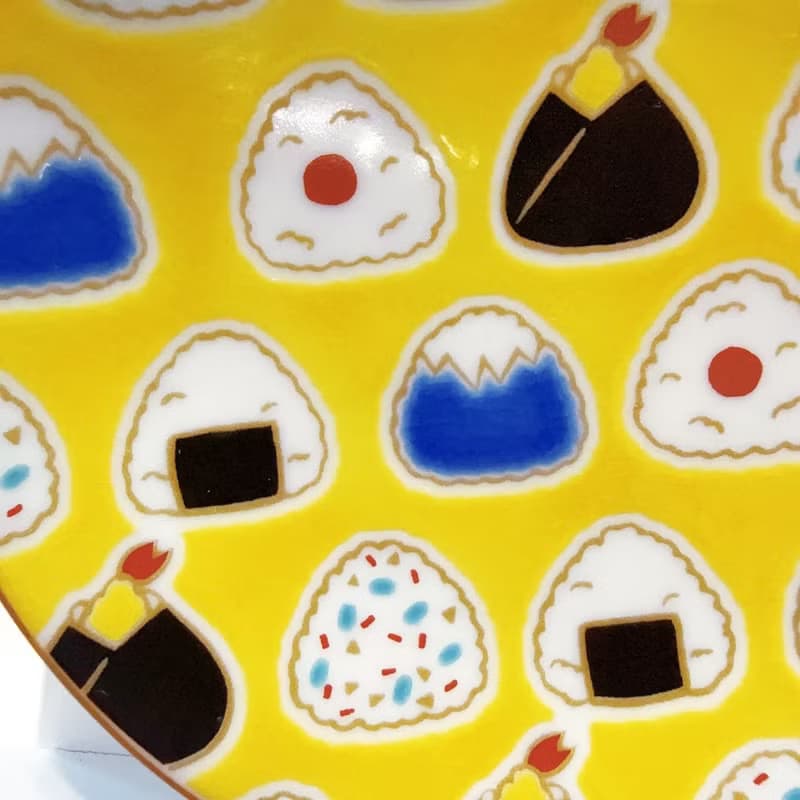 【九谷燒】青郊窯緣起小盤-飯糰