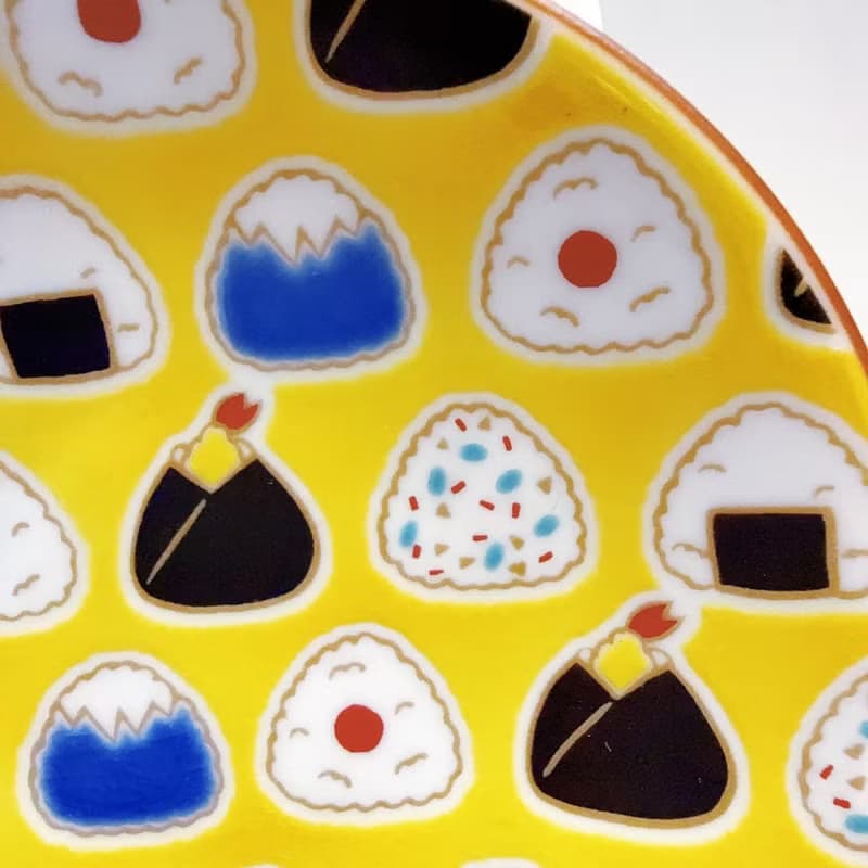 【九谷燒】青郊窯緣起小盤-飯糰