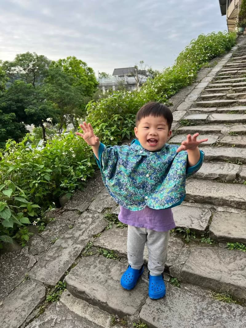 雨衣斗篷-訂製 和風16vs防潑水黃披風 嬰兒 禮盒 外套 風衣