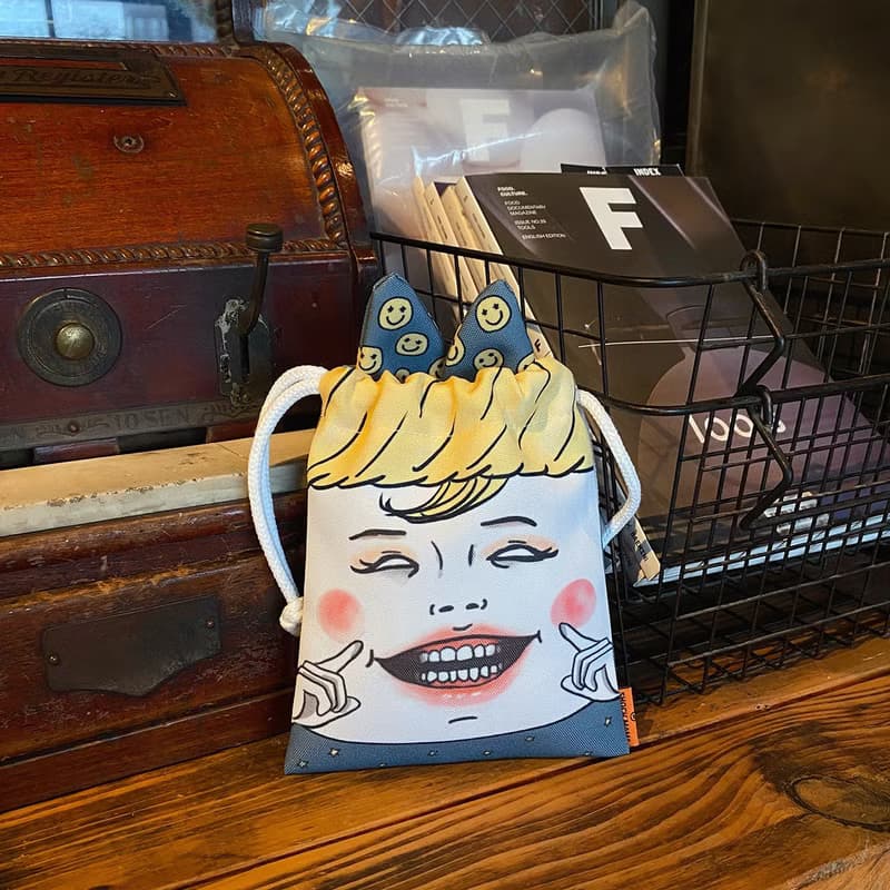 微笑蛋寶 Have a nice day 造型束口袋 收納包 防潑水