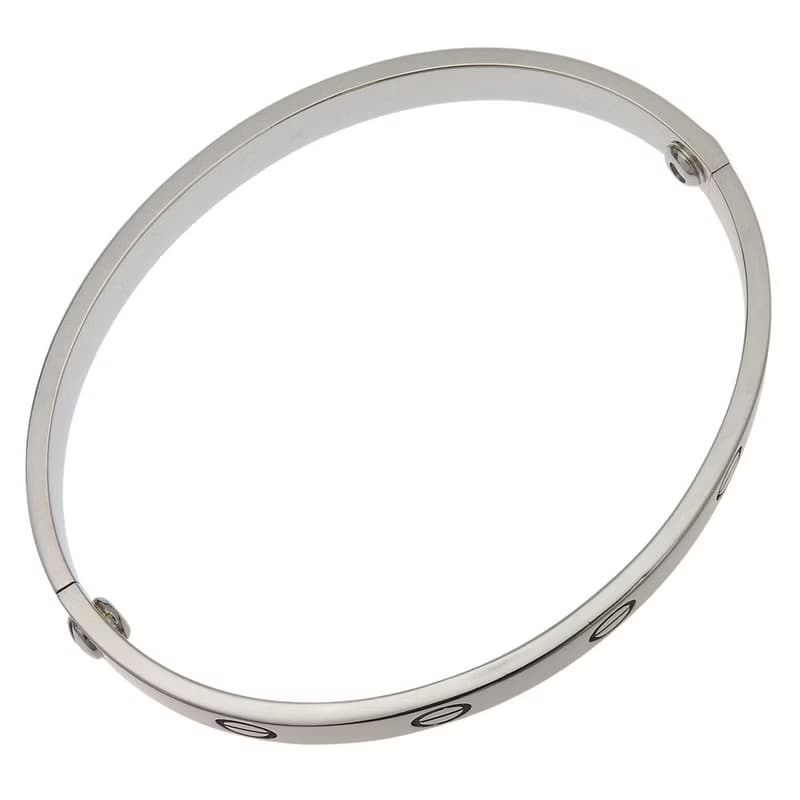 【日本直送】カルティエ CARTIER ラブブレス 旧型 ブレスレット K18WG 約32.7g レディース【中古】