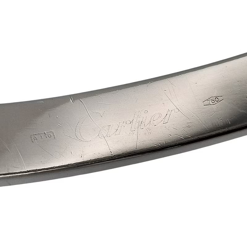 【日本直送】カルティエ CARTIER ラブブレス 旧型 ブレスレット K18WG 約32.7g レディース【中古】