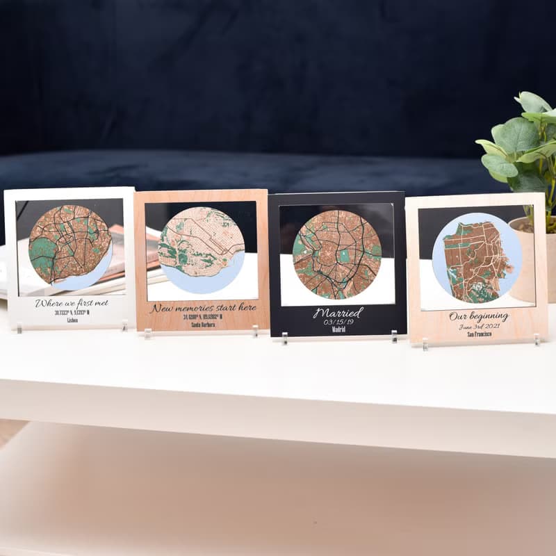 Custom City Map, Personalized Couple Gift, City Plan, New Home Owner Gift