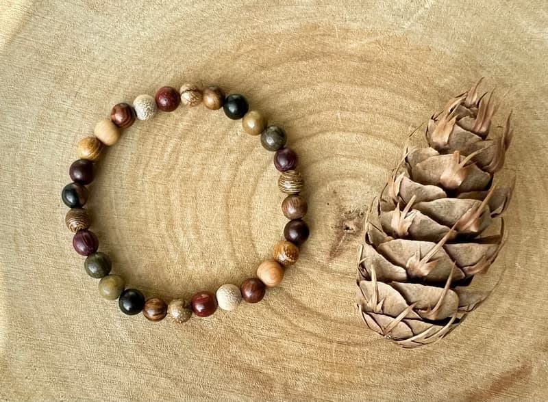 ||迷你森趣|| 森林系手環。綠檀/沈香/紫心木/金絲楠 快速出貨