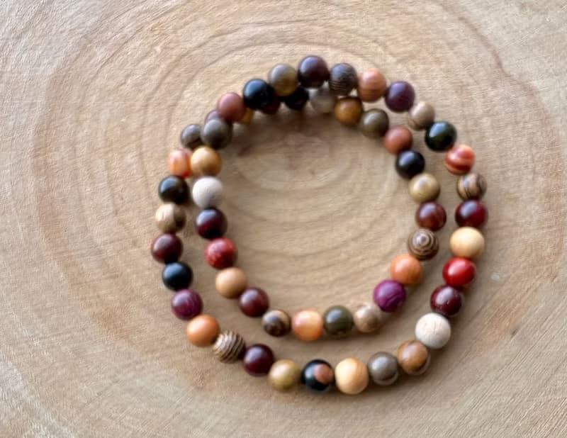 ||迷你森趣|| 森林系手環。綠檀/沈香/紫心木/金絲楠 快速出貨