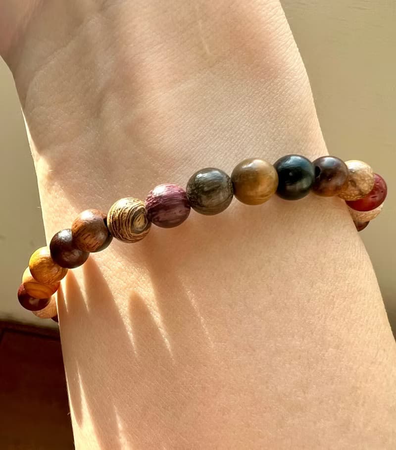 ||迷你森趣|| 森林系手環。綠檀/沈香/紫心木/金絲楠 快速出貨