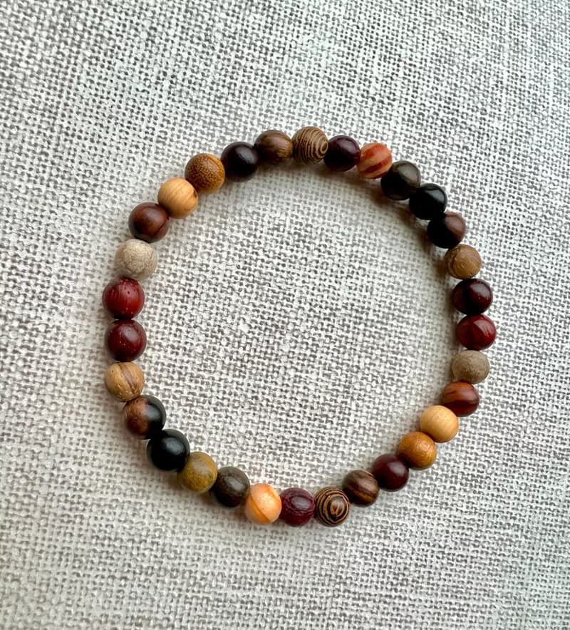 ||迷你森趣|| 森林系手環。綠檀/沈香/紫心木/金絲楠 快速出貨
