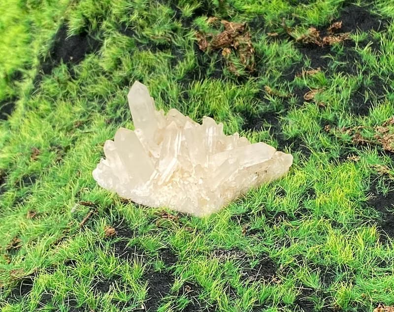 天然原礦能量白水晶簇 白水晶柱 雙生水晶 消磁淨化 辦公室 風水