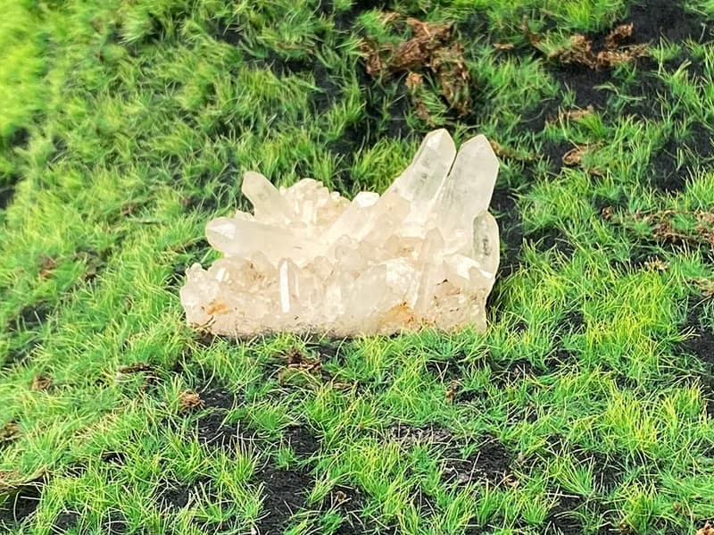 天然原礦能量白水晶簇 白水晶柱 雙生水晶 消磁淨化 辦公室 風水