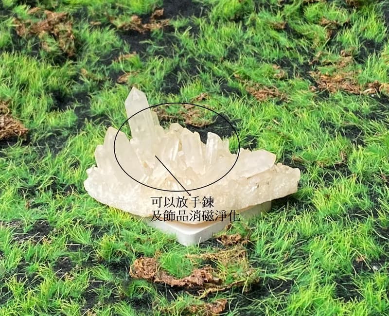 天然原礦能量白水晶簇 白水晶柱 雙生水晶 消磁淨化 辦公室 風水