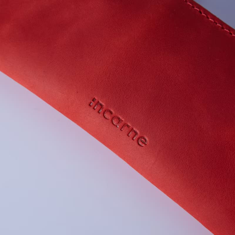 紅色真皮眼鏡盒 – 時尚皮革配件禮品