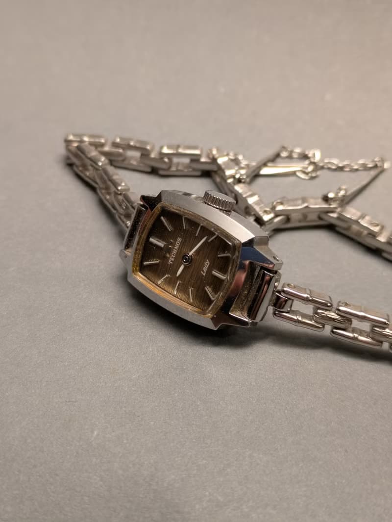 TECHNOS 女仕機械古董錶