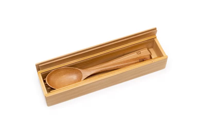 Islandoffer島嶼製作 櫸木便攜餐具套裝連盒 木系餐具 (一套)