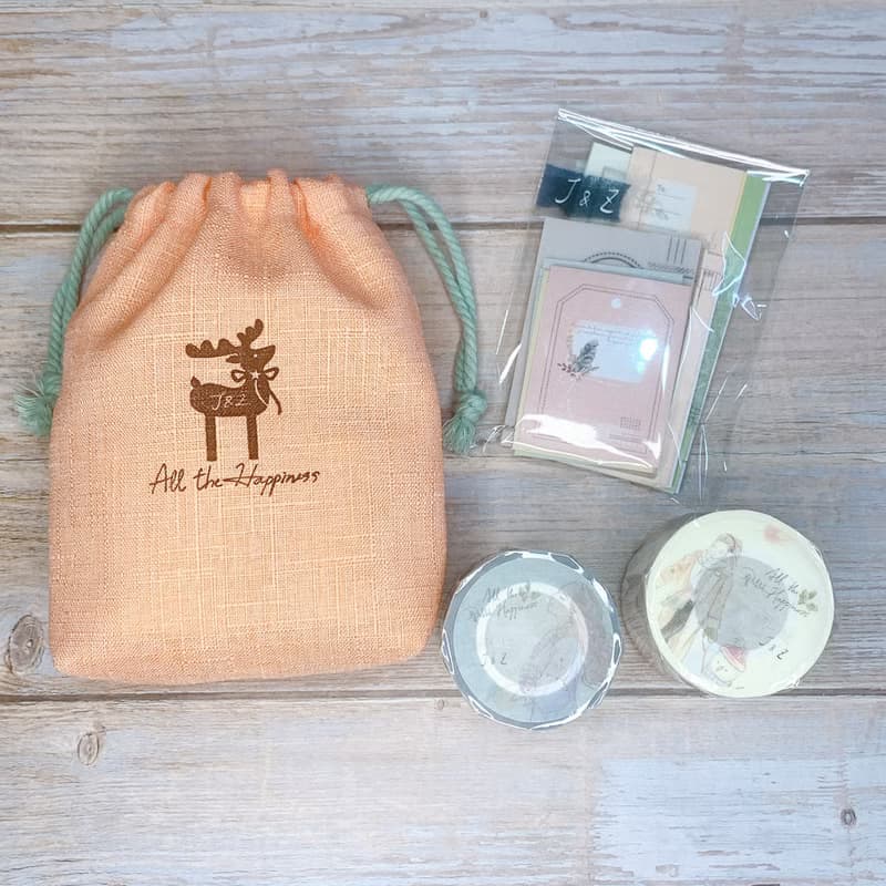 【聖誕交換禮物】| JZ Christmas 2022 | 紙膠帶、便簽、束口袋