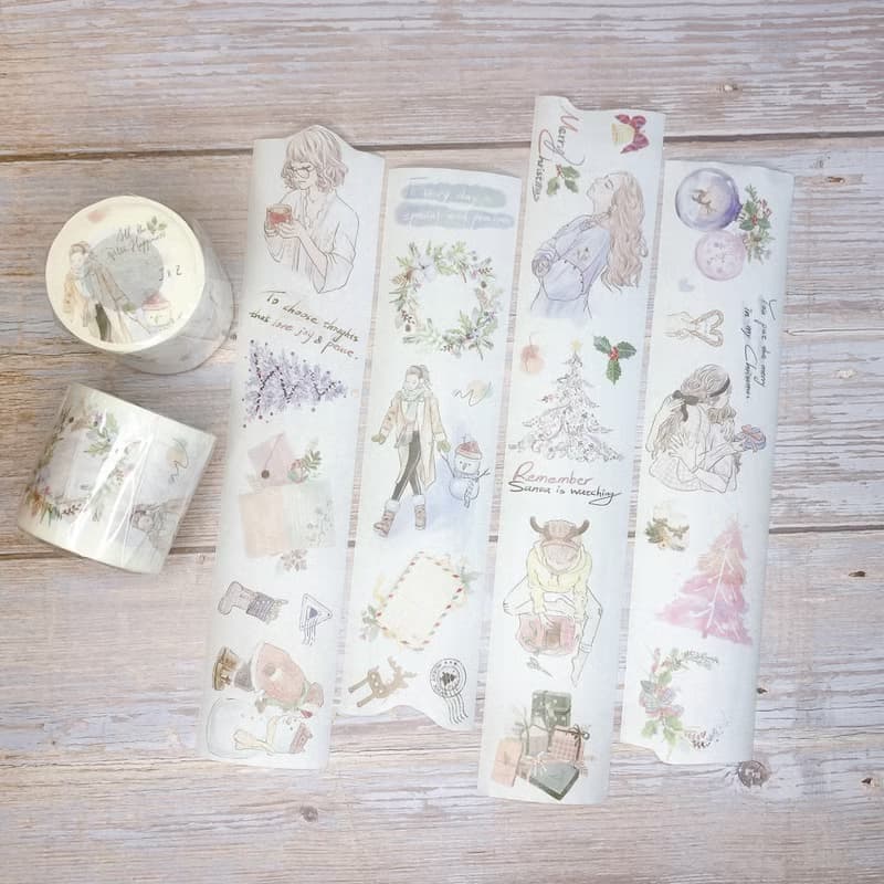 【聖誕交換禮物】| JZ Christmas 2022 | 紙膠帶、便簽、束口袋