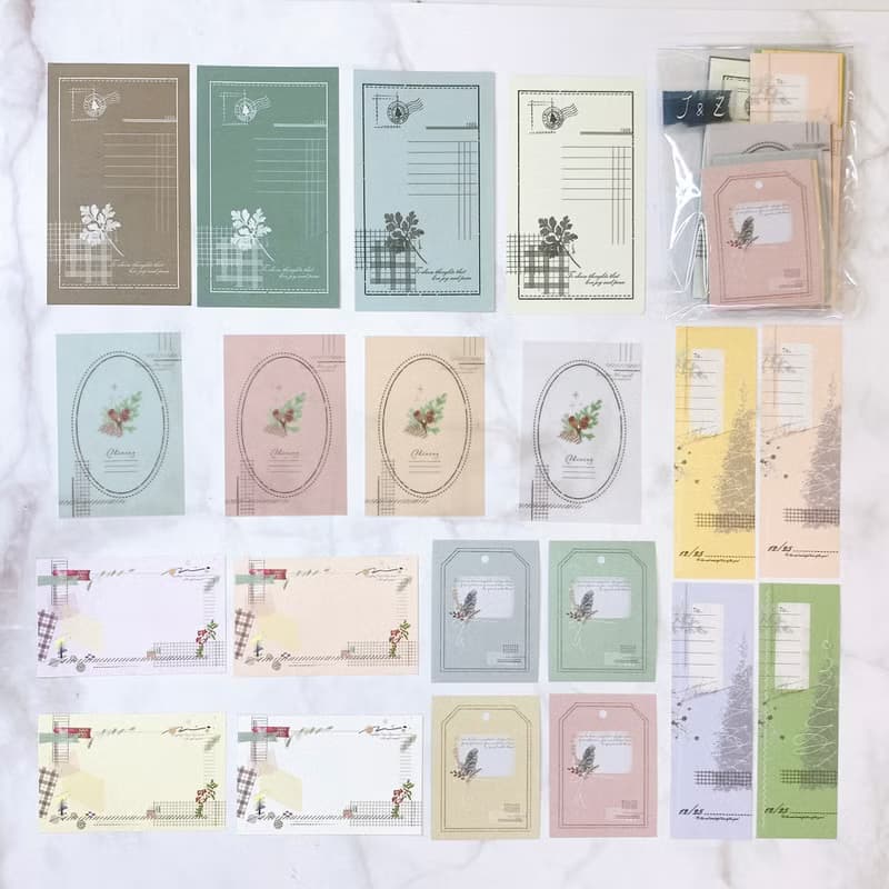 【聖誕交換禮物】| JZ Christmas 2022 | 紙膠帶、便簽、束口袋