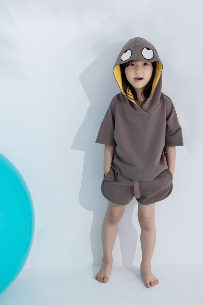 荷葉運動小短褲(卡其)