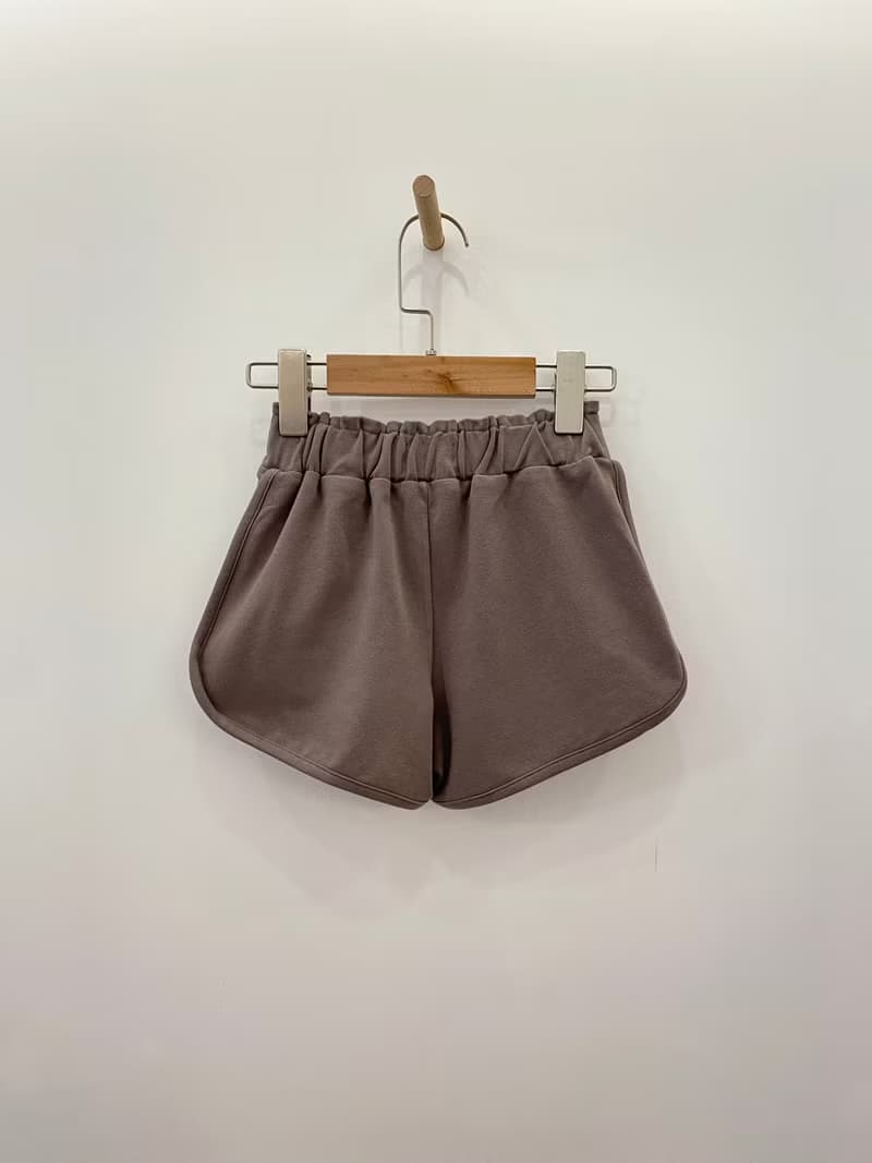 荷葉運動小短褲(卡其)