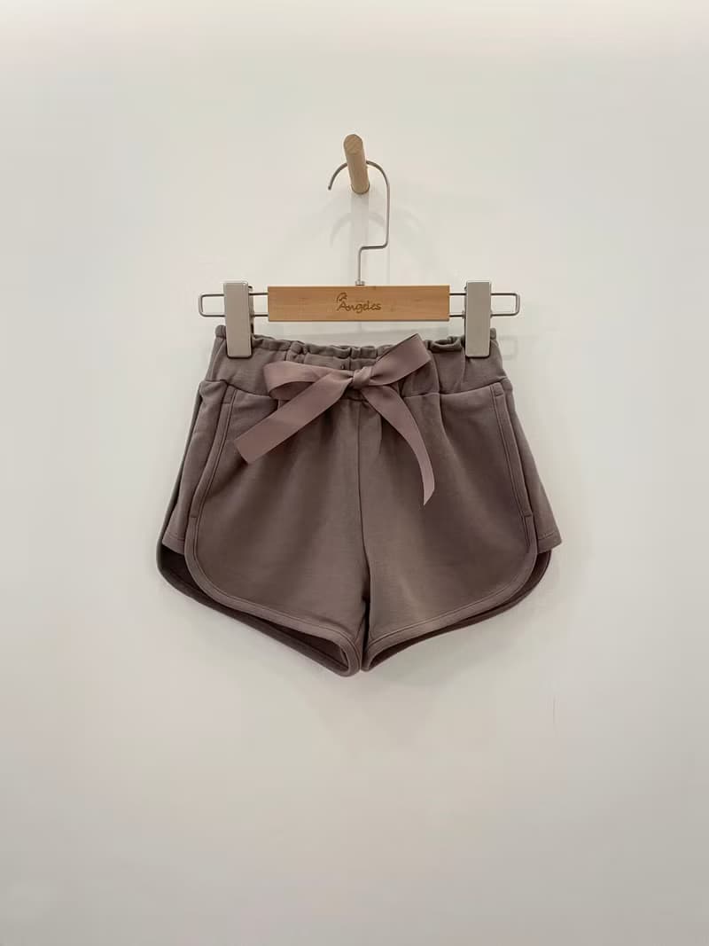 荷葉運動小短褲(卡其)