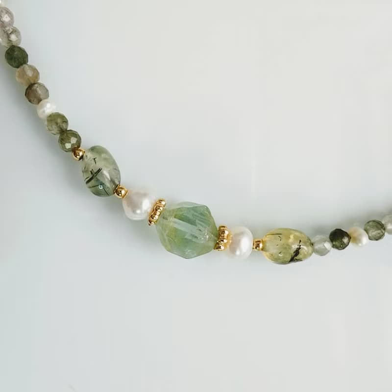 C.Lady晶女子。脈輪水晶系列－螢石水晶手鍊