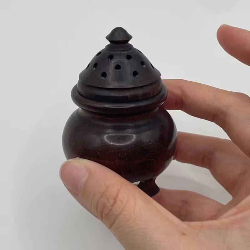 紫檀小香爐・老件