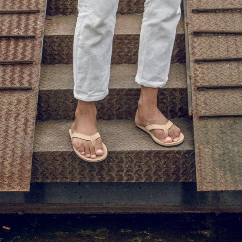 indosole 環保拖鞋 經典款 沙漠棕 男