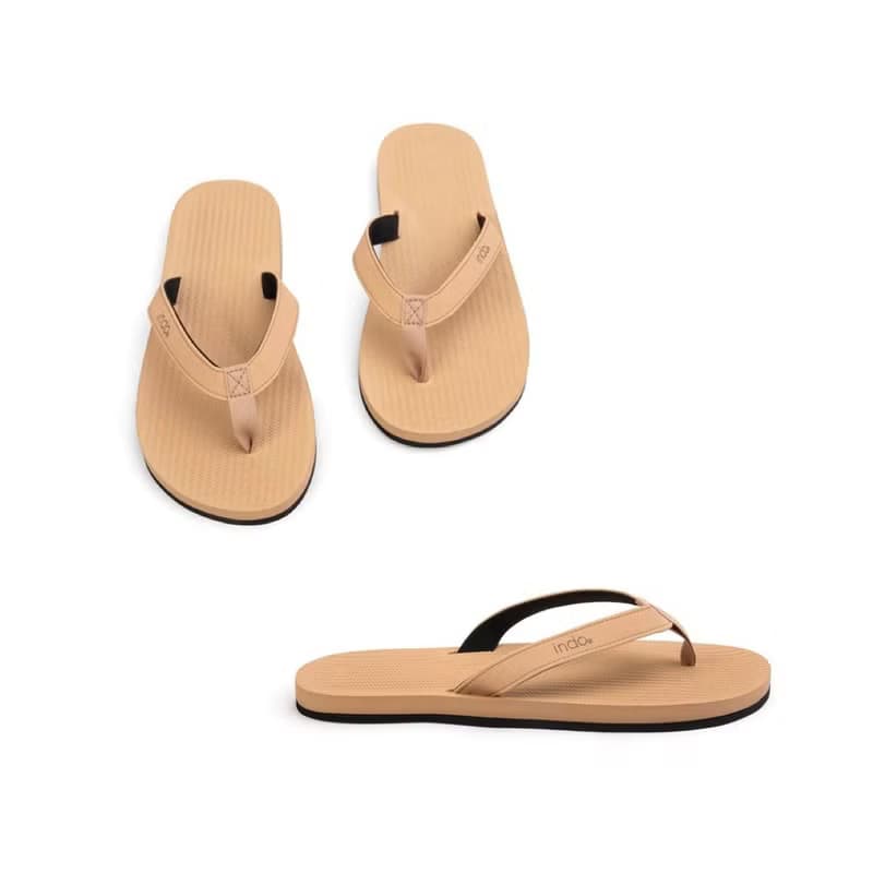 indosole 環保拖鞋 經典款 沙漠棕 男