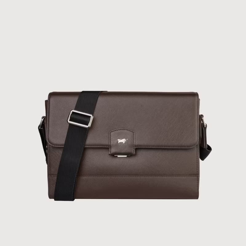 【滿3999送鑰匙圈】巴雷特 橫式斜背包-咖啡色/ BF546-61-GCO