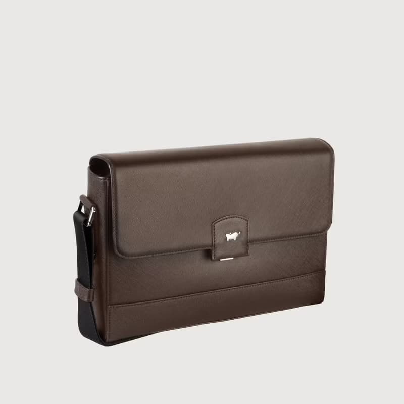 【滿3999送鑰匙圈】巴雷特 橫式斜背包-咖啡色/ BF546-61-GCO