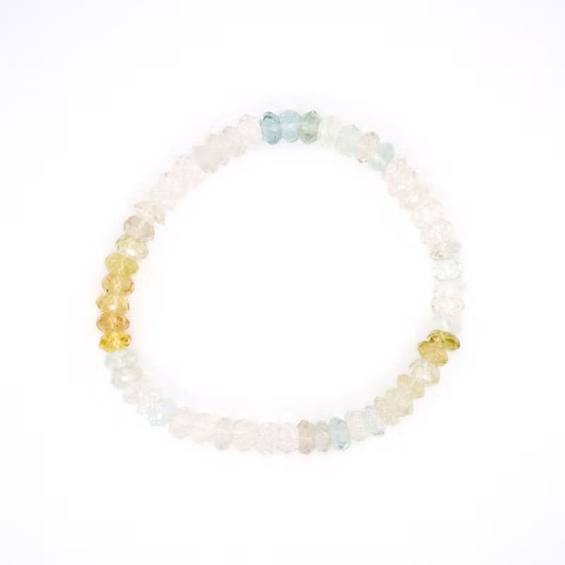 寶麗金珠寶-天然海水藍寶手鍊