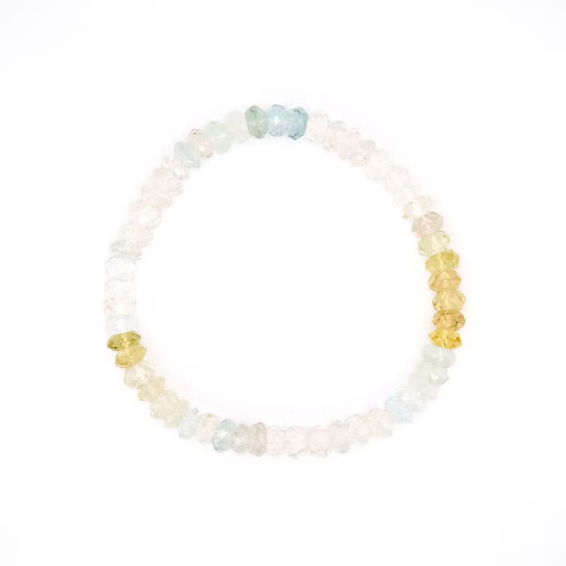 寶麗金珠寶-天然海水藍寶手鍊