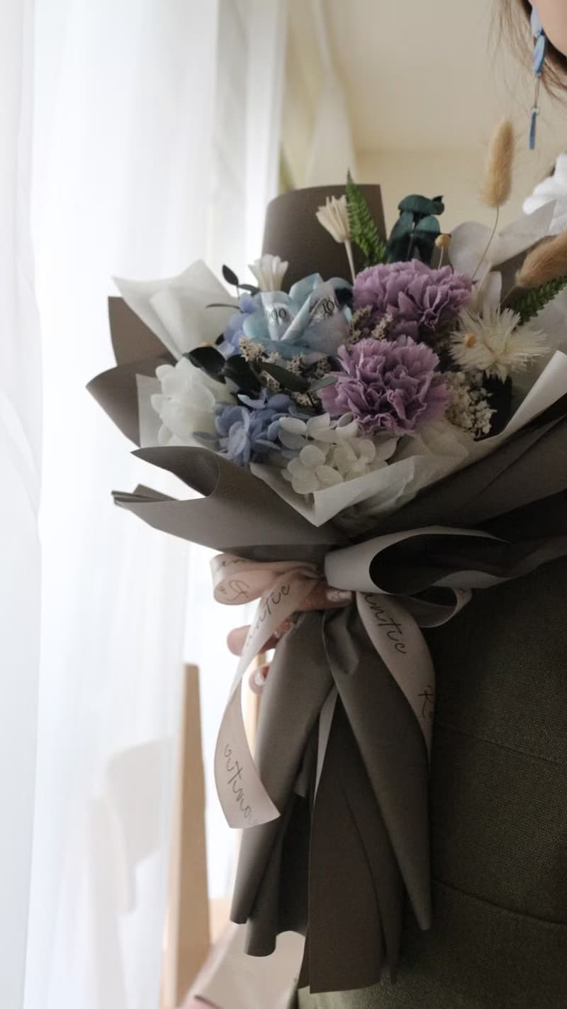 【有錢花 千元賣場】鈔票花束 可代寫卡片