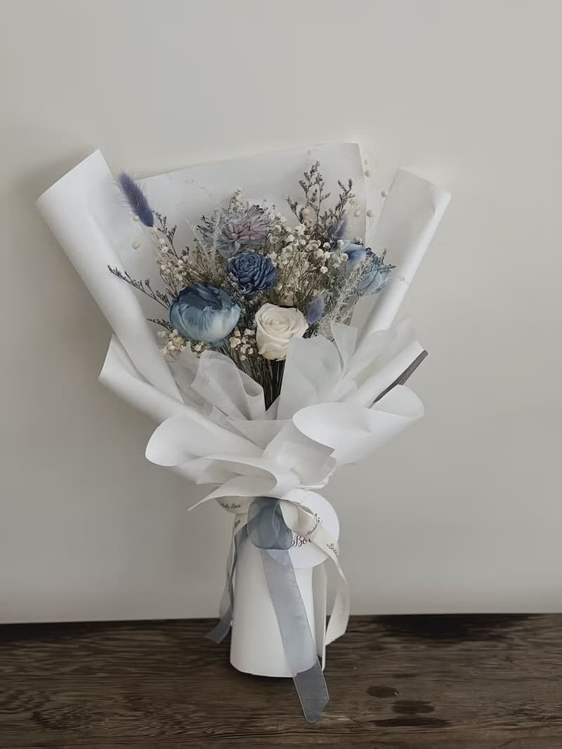 【永生玫瑰花花束】• 情人節/永生玫瑰花/永生玫瑰花花束/玫瑰花