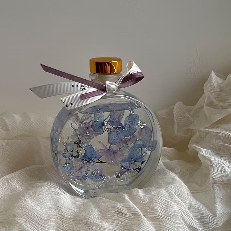 情人節禮物 交換禮物 玫瑰 浮游花小夜燈 永生花 乾燥花 精油擴香