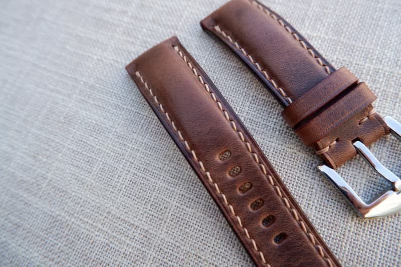 霧褐牛革 Isaac手工錶帶