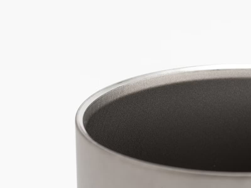 雙層鈦金屬杯450ml (鈦金屬馬克杯/折疊式握把/可堆疊)